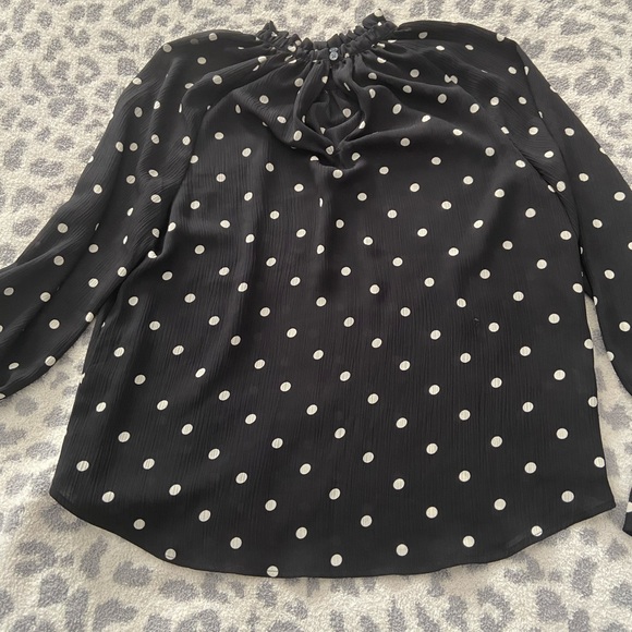 NWT LOFT POLKA DOT BLOUSE SIZE SMALL - Picture 6 of 12